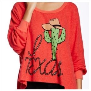 Wildfox I Love Texas Cactus Sweater